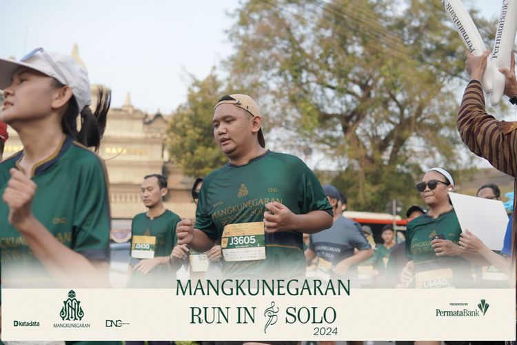Race photo from Mangkunegaran Run 2024