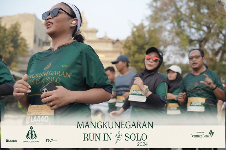 Race photo from Mangkunegaran Run 2024