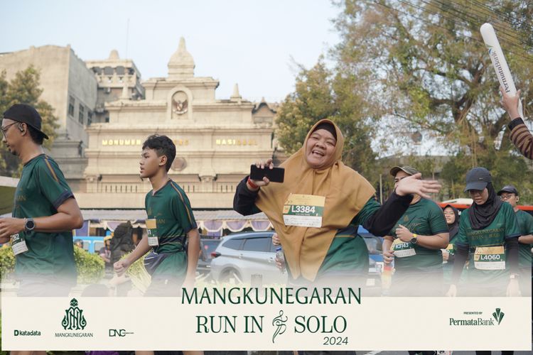 Race photo from Mangkunegaran Run 2024