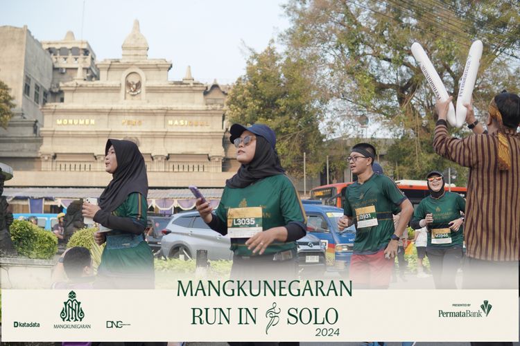Race photo from Mangkunegaran Run 2024