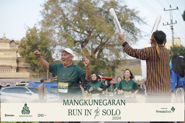 Race photo from Mangkunegaran Run 2024