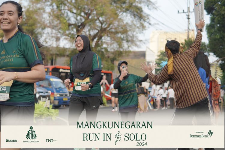 Race photo from Mangkunegaran Run 2024