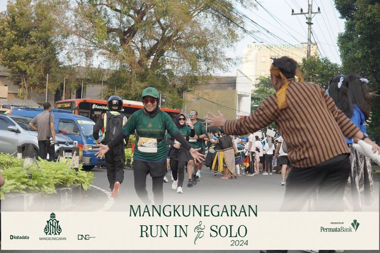 Race photo from Mangkunegaran Run 2024