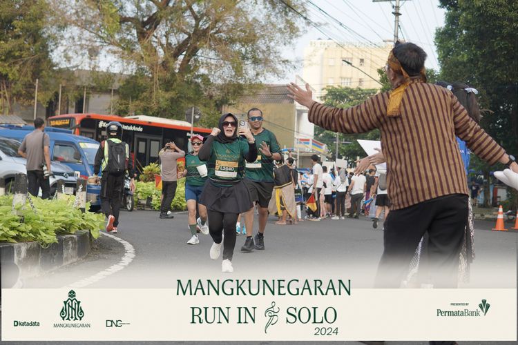 Race photo from Mangkunegaran Run 2024