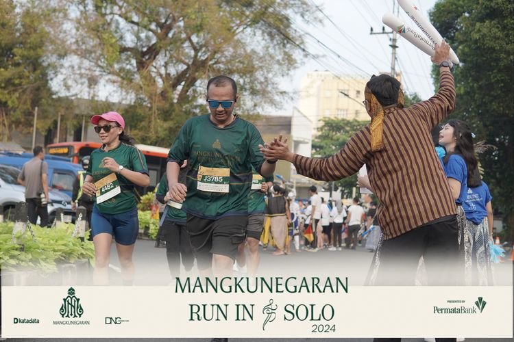 Race photo from Mangkunegaran Run 2024