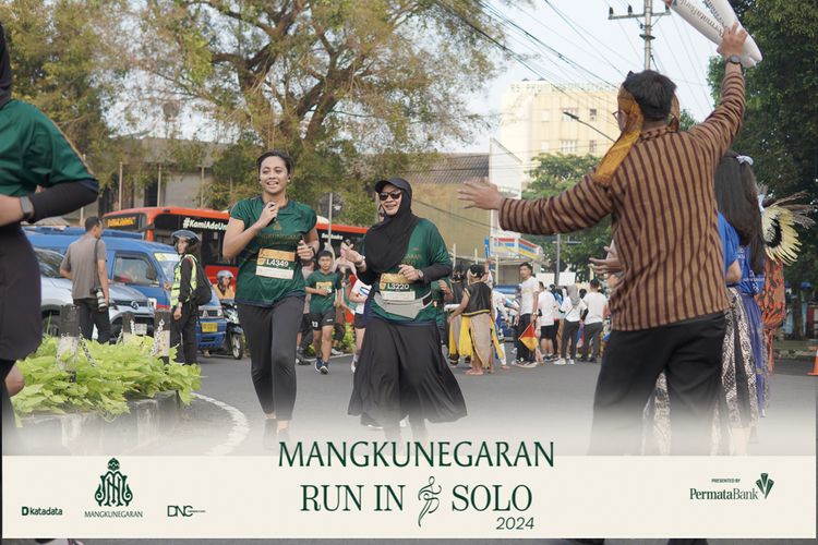 Race photo from Mangkunegaran Run 2024