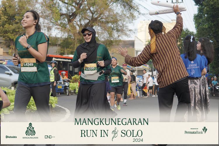 Race photo from Mangkunegaran Run 2024