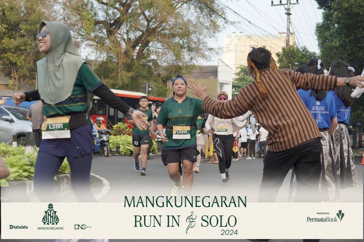 Race photo from Mangkunegaran Run 2024