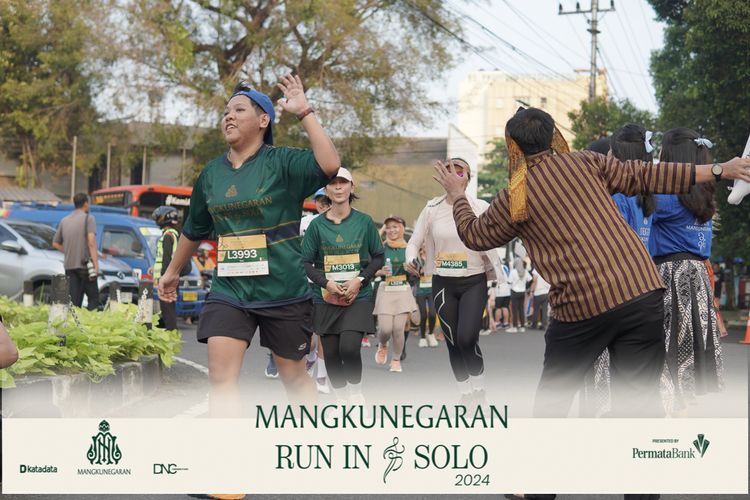 Race photo from Mangkunegaran Run 2024