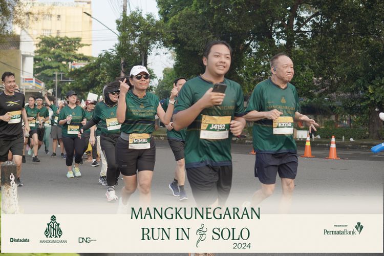 Race photo from Mangkunegaran Run 2024
