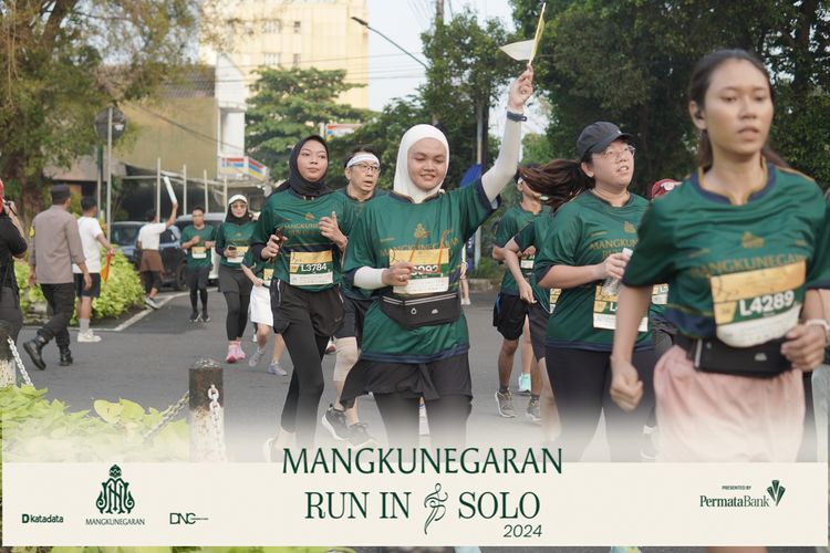 Race photo from Mangkunegaran Run 2024