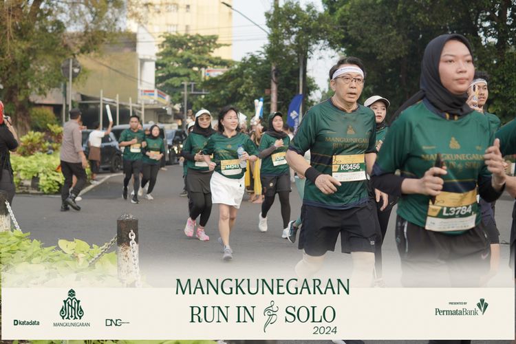 Race photo from Mangkunegaran Run 2024