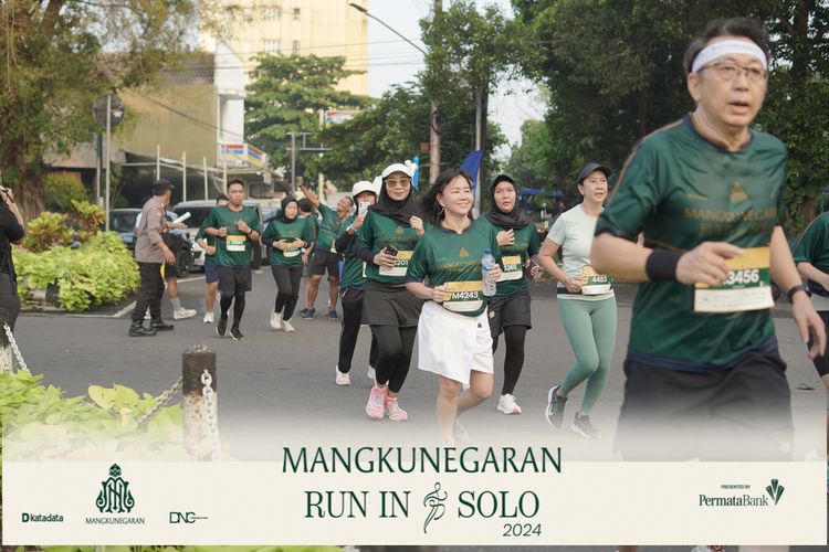 Race photo from Mangkunegaran Run 2024