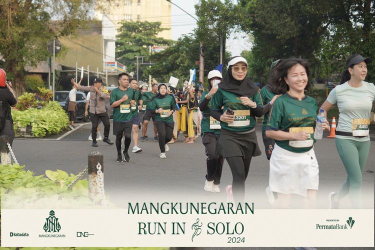 Race photo from Mangkunegaran Run 2024