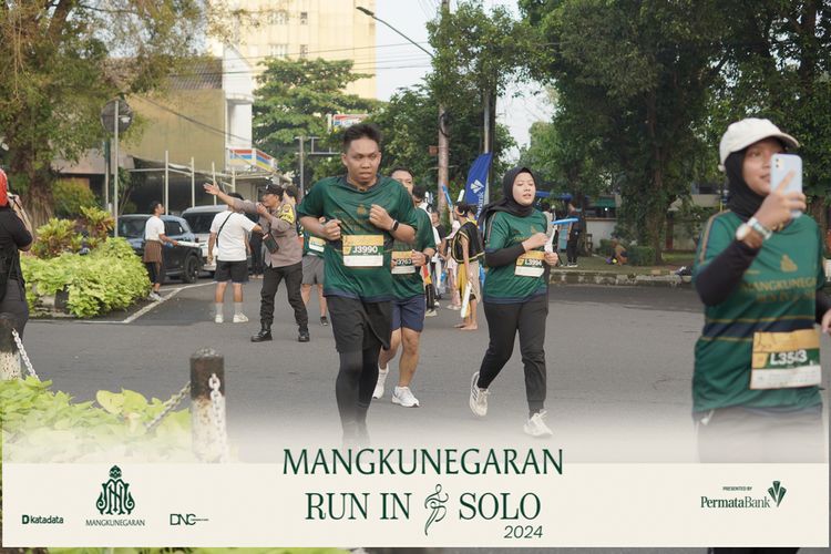 Race photo from Mangkunegaran Run 2024