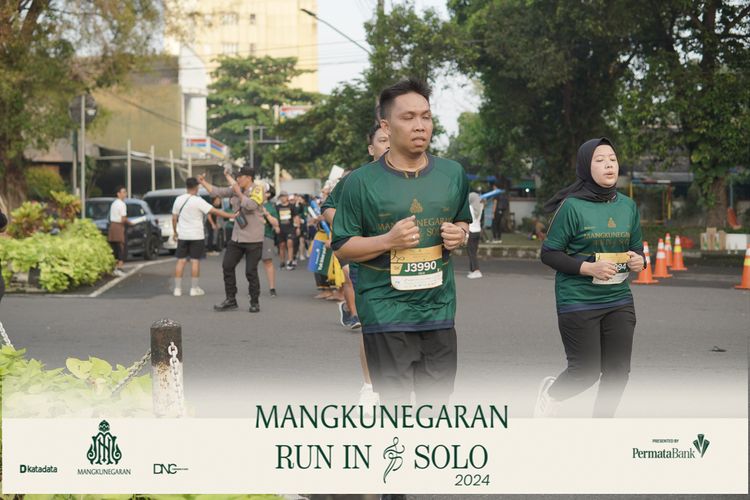 Race photo from Mangkunegaran Run 2024