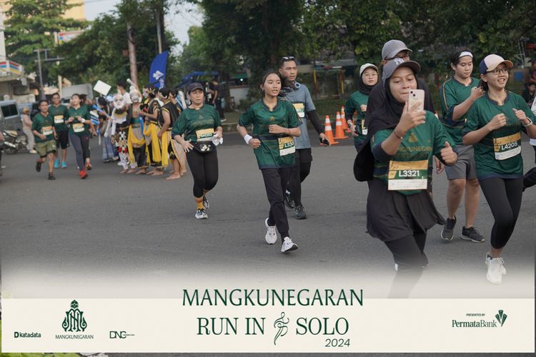Race photo from Mangkunegaran Run 2024