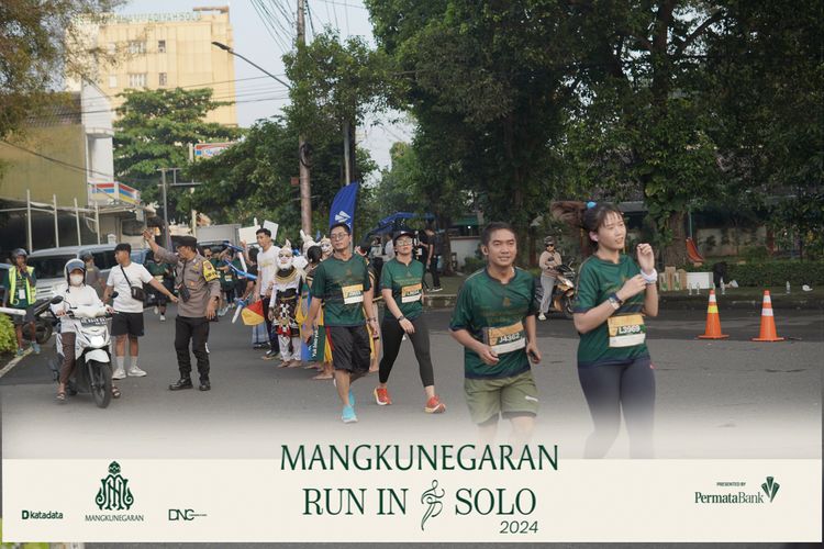 Race photo from Mangkunegaran Run 2024