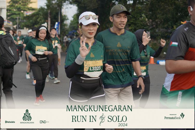 Race photo from Mangkunegaran Run 2024