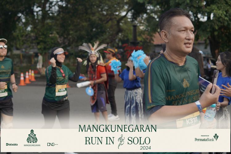 Race photo from Mangkunegaran Run 2024
