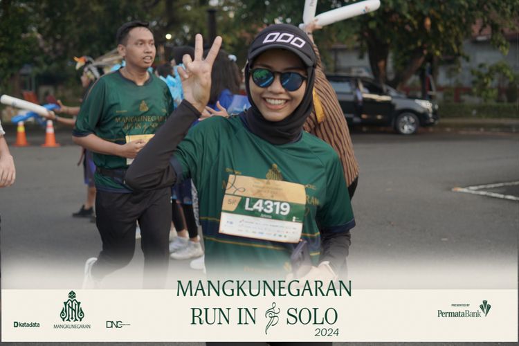 Race photo from Mangkunegaran Run 2024