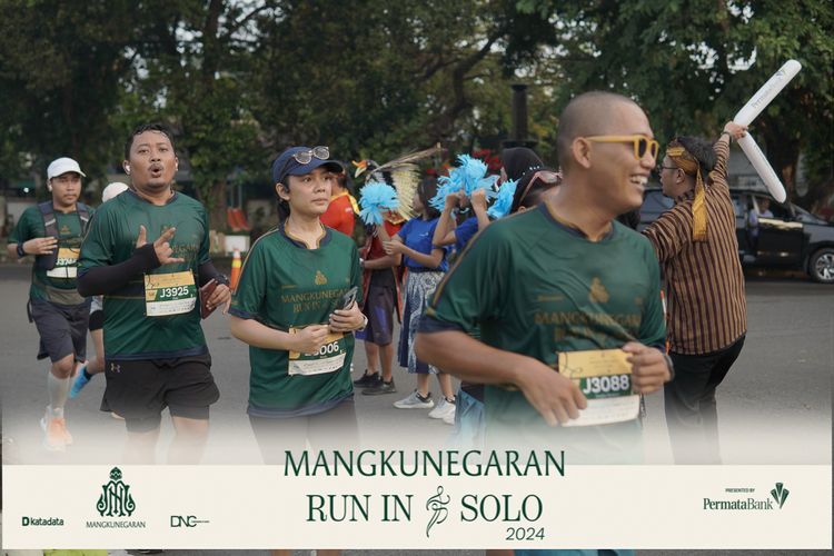 Race photo from Mangkunegaran Run 2024