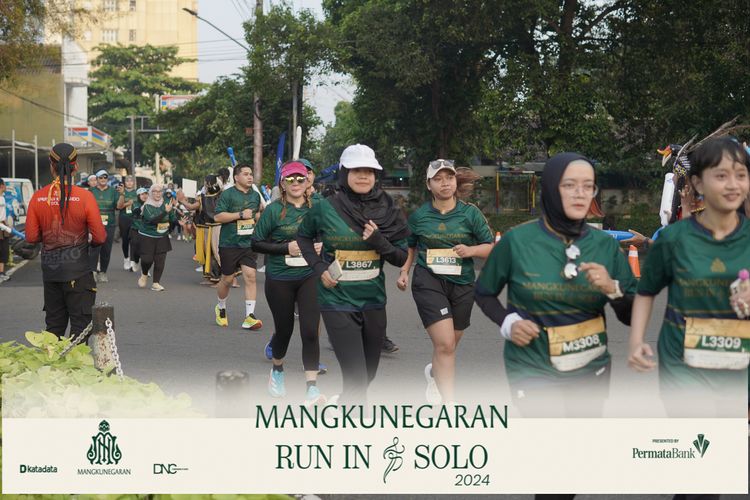 Race photo from Mangkunegaran Run 2024