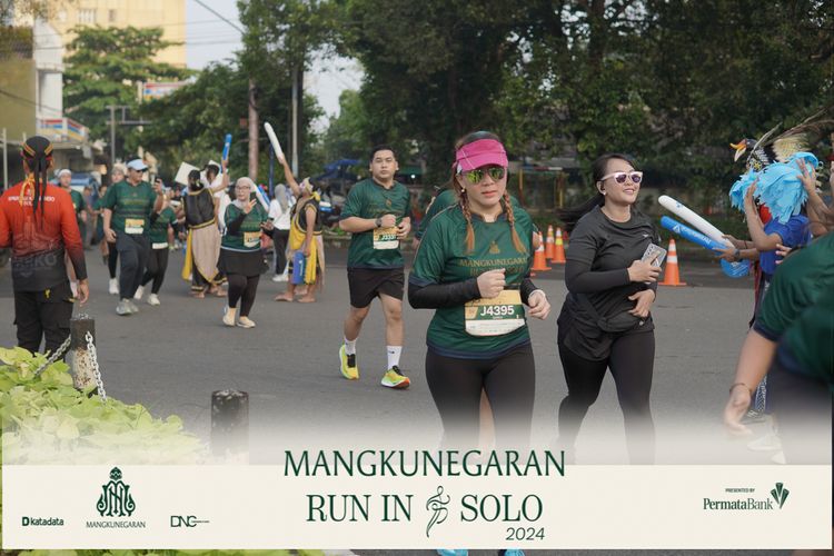 Race photo from Mangkunegaran Run 2024