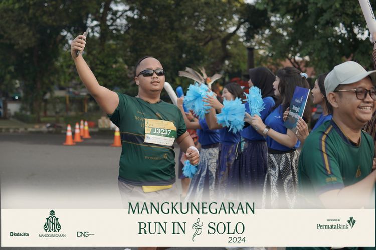 Race photo from Mangkunegaran Run 2024