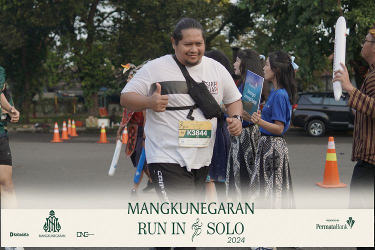 Race photo from Mangkunegaran Run 2024