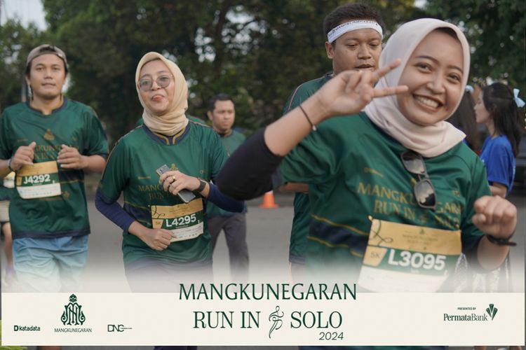 Race photo from Mangkunegaran Run 2024