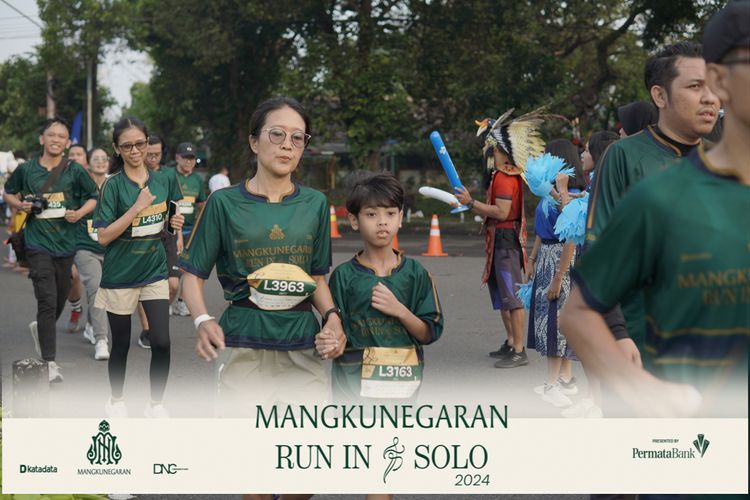 Race photo from Mangkunegaran Run 2024