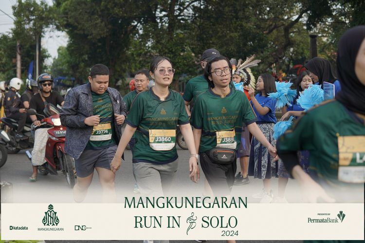Race photo from Mangkunegaran Run 2024