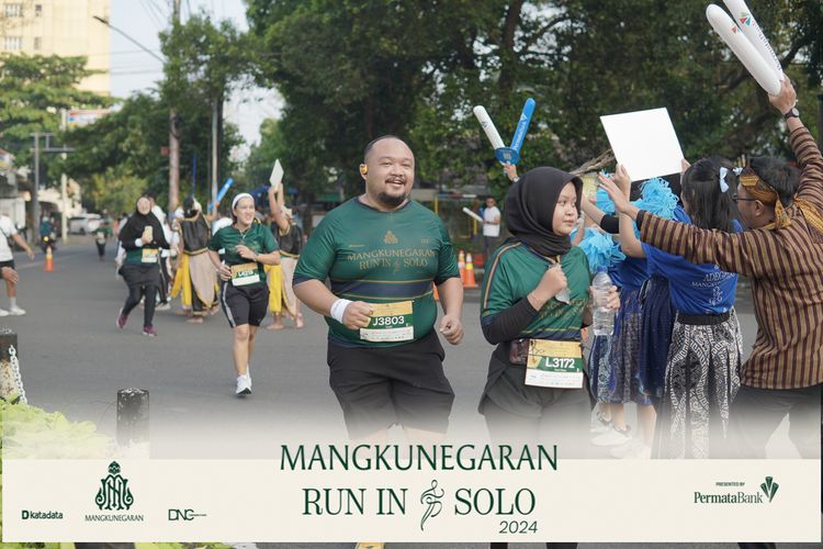 Race photo from Mangkunegaran Run 2024