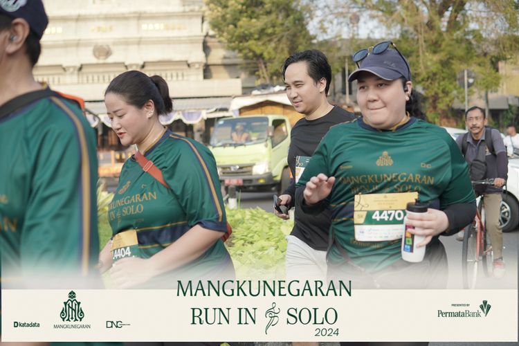 Race photo from Mangkunegaran Run 2024