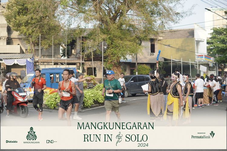 Race photo from Mangkunegaran Run 2024