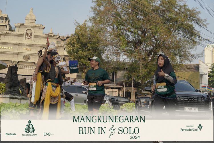 Race photo from Mangkunegaran Run 2024