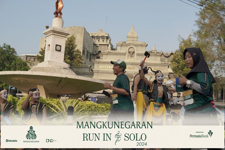 Race photo from Mangkunegaran Run 2024
