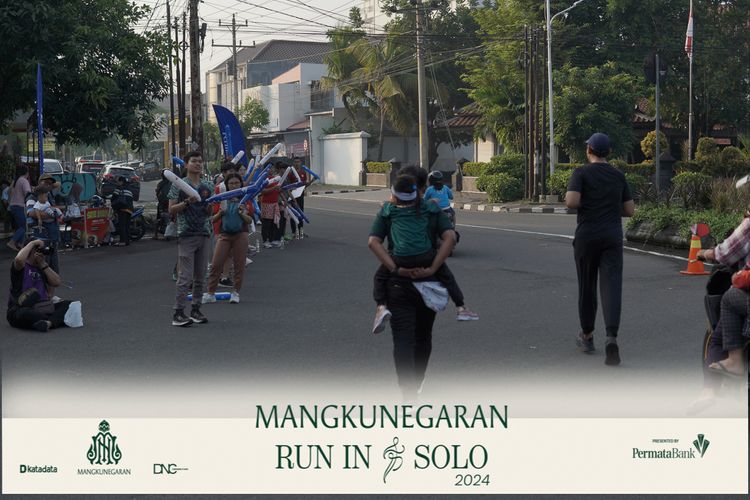 Race photo from Mangkunegaran Run 2024