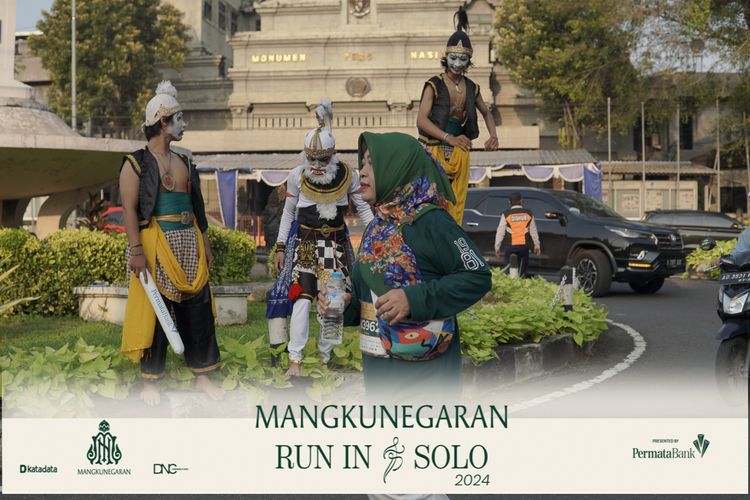 Race photo from Mangkunegaran Run 2024