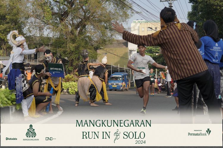 Race photo from Mangkunegaran Run 2024
