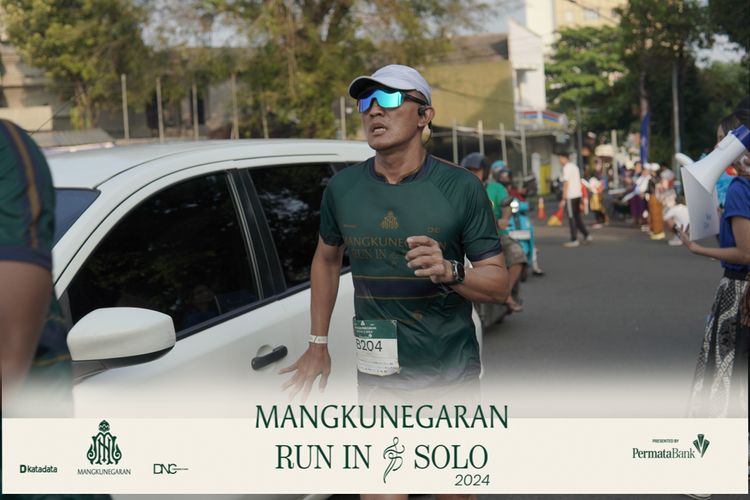 Race photo from Mangkunegaran Run 2024
