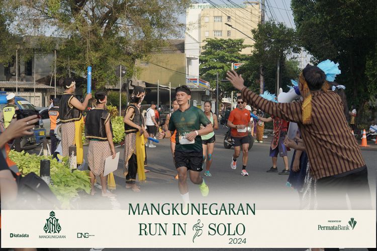 Race photo from Mangkunegaran Run 2024
