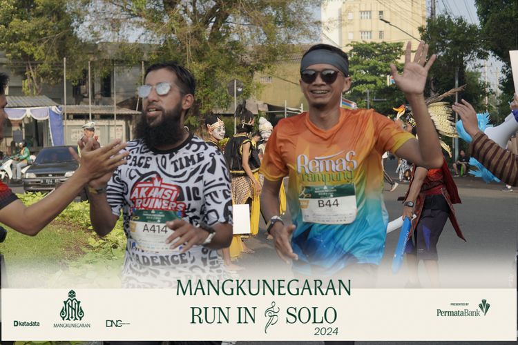 Race photo from Mangkunegaran Run 2024
