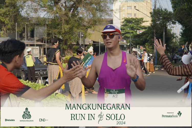 Race photo from Mangkunegaran Run 2024