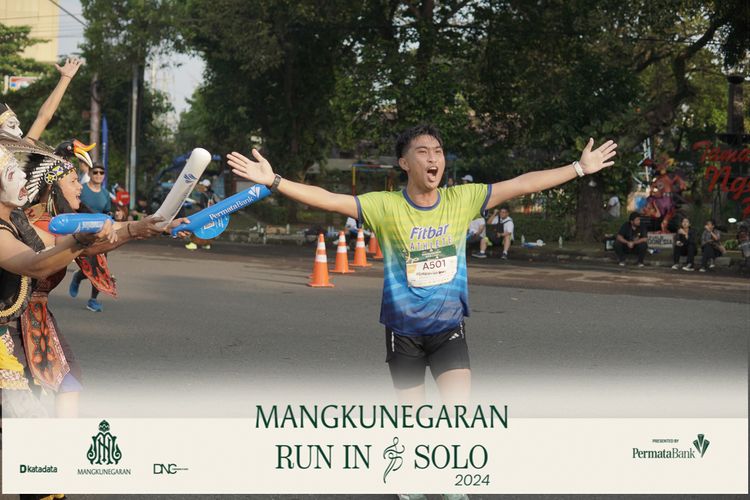 Race photo from Mangkunegaran Run 2024