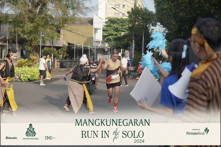 Race photo from Mangkunegaran Run 2024