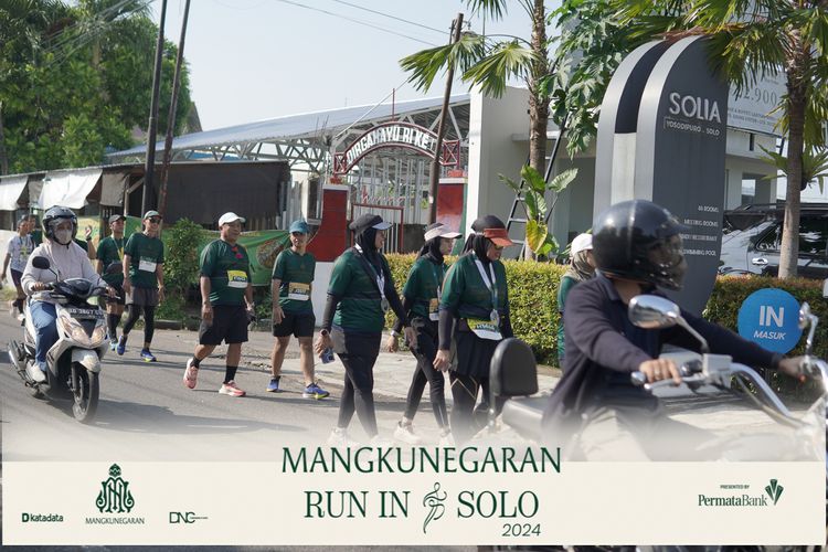 Race photo from Mangkunegaran Run 2024