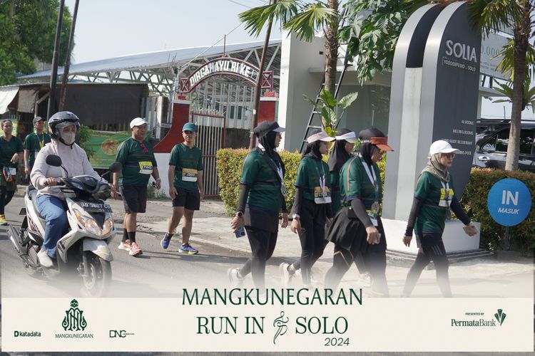 Race photo from Mangkunegaran Run 2024
