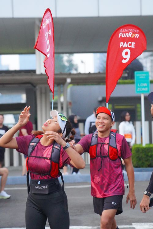 Race photo from Assurance Fun Run 2024